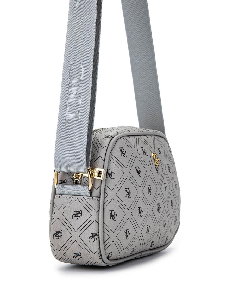 Tamer Tanca Kadın Vegan Gri Postacı Çanta Tamer Tanca Kadın Vegan Gri Postacı Çanta