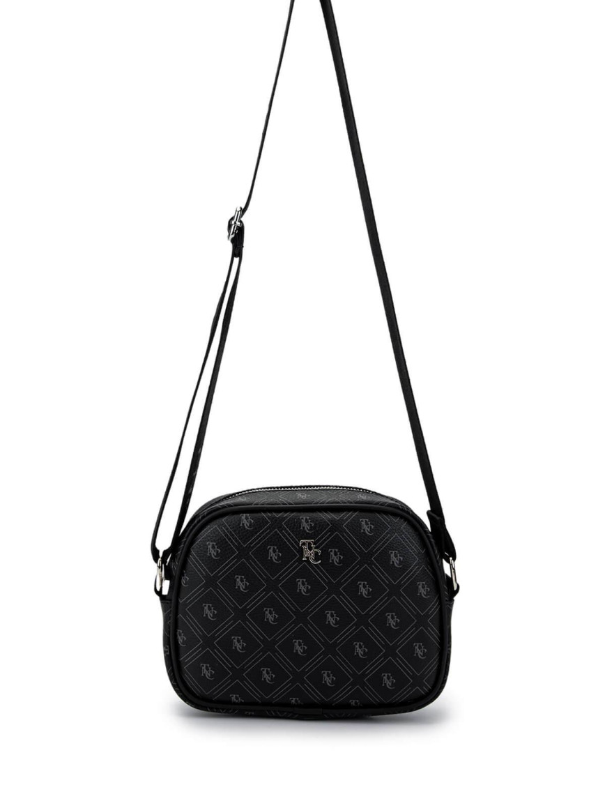 Tamer Tanca Kadın Vegan Siyah Postacı Çanta Tamer Tanca Kadın Vegan Siyah Postacı Çanta