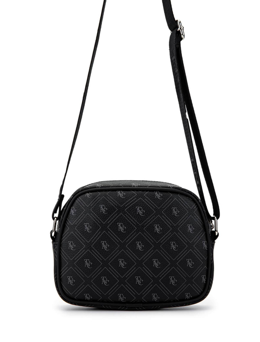 Tamer Tanca Kadın Vegan Siyah Postacı Çanta Tamer Tanca Kadın Vegan Siyah Postacı Çanta