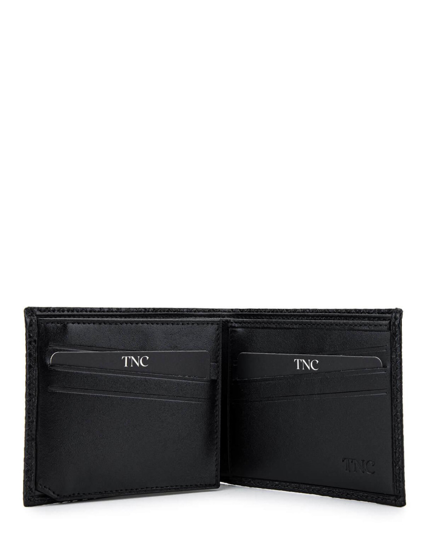 Tamer Tanca Erkek Hakiki Deri Siyah Cüzdan Cuzdan