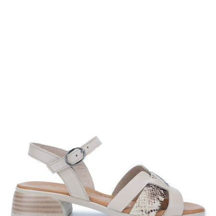 Tamer Tanca Kadın Hakiki Deri Bej Topuklu Sandalet Tamer Tanca Kadın Hakiki Deri Bej Topuklu Sandalet