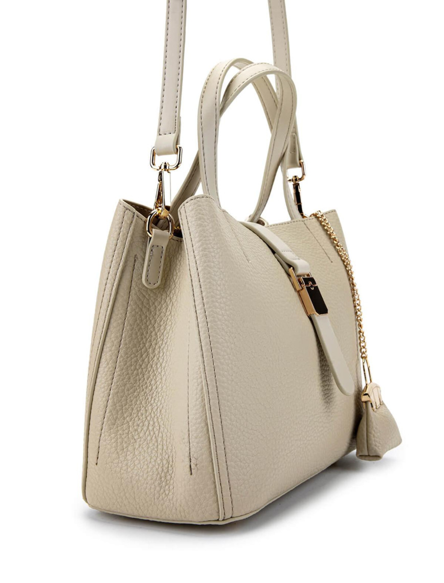 Tamer Tanca Kadın Vegan Bej Omuz Çanta