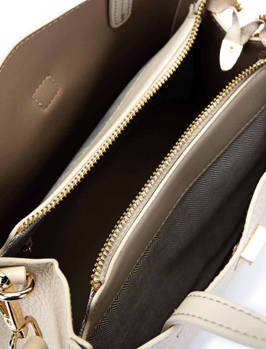 Tamer Tanca Kadın Vegan Bej Omuz Çanta