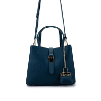 Tamer Tanca Kadın Vegan Mavi Omuz Çanta