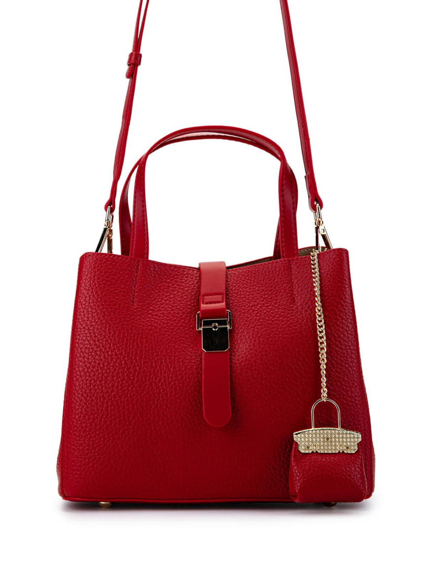 Tamer Tanca Kadın Vegan Beyaz Omuz Çanta