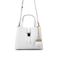 Tamer Tanca Kadın Vegan Beyaz Omuz Çanta