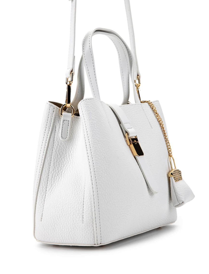Tamer Tanca Kadın Vegan Beyaz Omuz Çanta