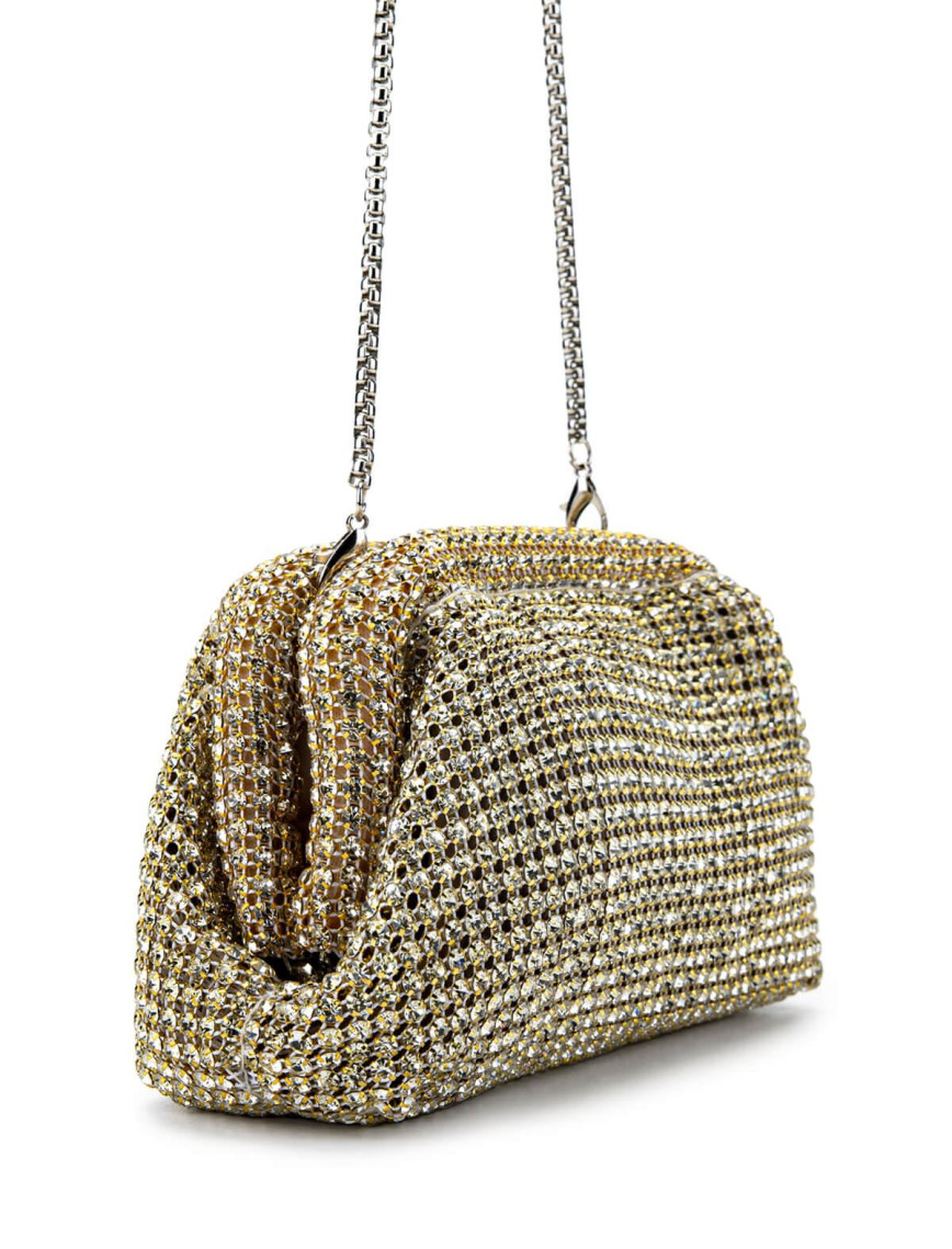 Tamer Tanca Kadın Vegan Altın Omuz Çanta Tamer Tanca Kadın Vegan Altın Omuz Çanta