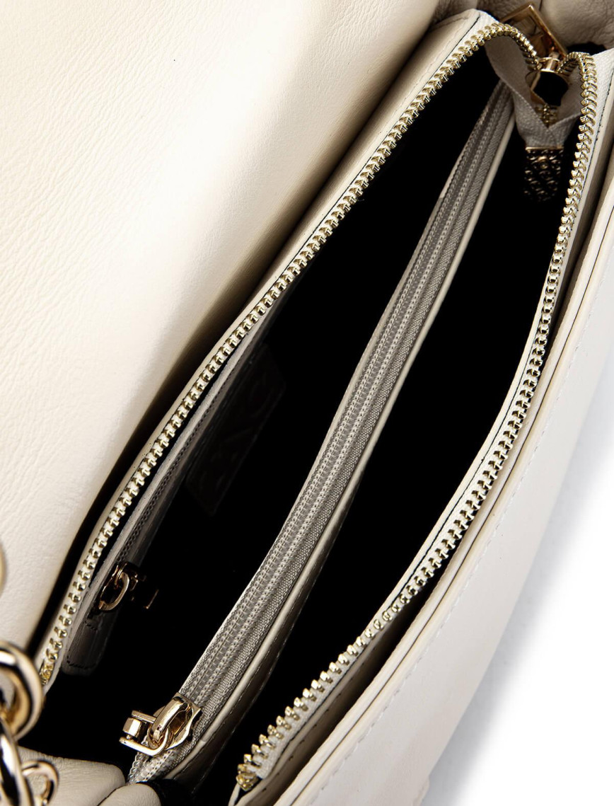 Tamer Tanca Kadın Hakiki Deri Bej Omuz Çanta