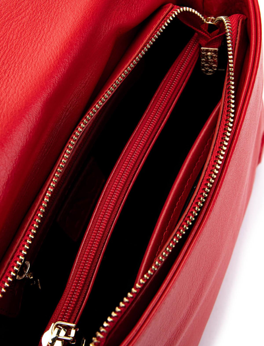 Tamer Tanca Kadın Hakiki Deri Kırmızı Omuz Çanta