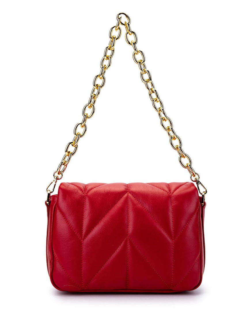 Tamer Tanca Kadın Hakiki Deri Kırmızı Omuz Çanta