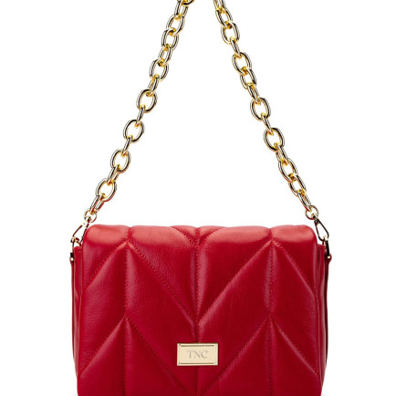 Tamer Tanca Kadın Hakiki Deri Kırmızı Omuz Çanta