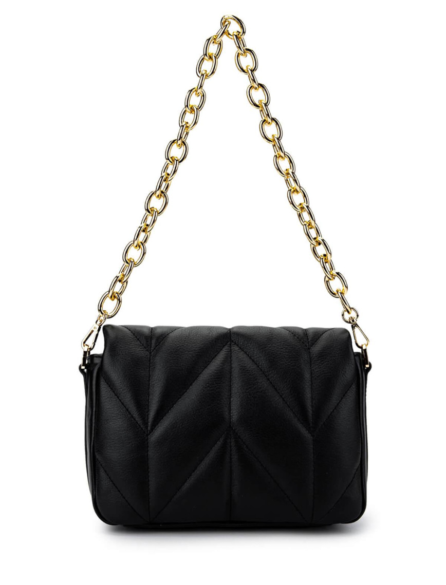 Tamer Tanca Kadın Hakiki Deri Siyah Deri Omuz Çanta