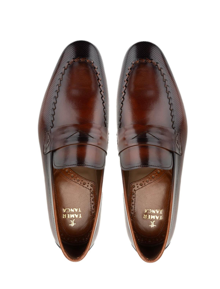 Tamer Tanca Erkek Hakiki Deri Koyu Taba Klasik Ayakkabı Tamer Tanca Erkek Hakiki Deri Koyu Taba Klasik Ayakkabı