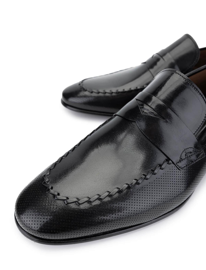 Tamer Tanca Erkek Hakiki Deri Siyah Klasik Ayakkabı Tamer Tanca Erkek Hakiki Deri Siyah Klasik Ayakkabı