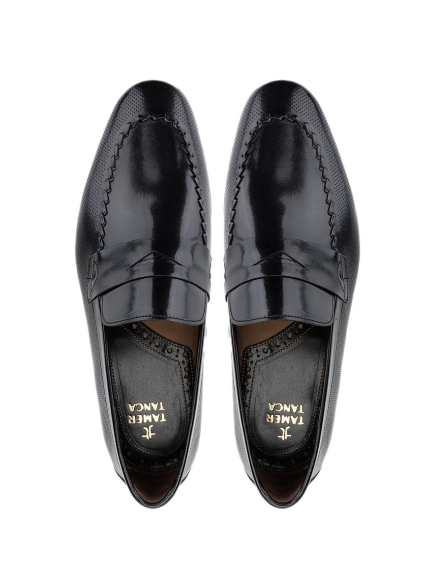 Tamer Tanca Erkek Hakiki Deri Siyah Klasik Ayakkabı Tamer Tanca Erkek Hakiki Deri Siyah Klasik Ayakkabı