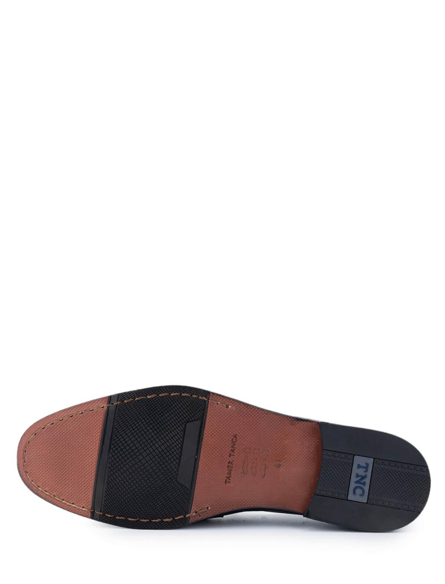 Tamer Tanca Erkek Hakiki Deri Lacivert Klasik Ayakkabı