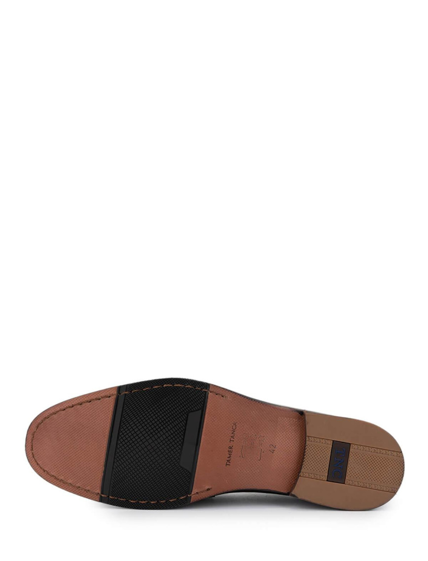 Tamer Tanca Erkek Hakiki Deri Kahverengi Klasik Ayakkabı