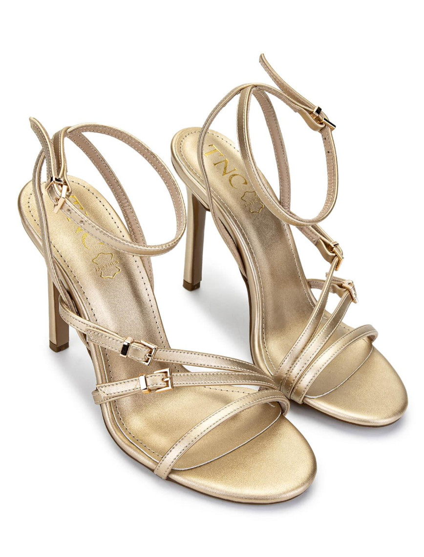 Tamer Tanca Kadın Vegan Dore Topuklu Ayakkabı Tamer Tanca Kadın Vegan Dore Topuklu Ayakkabı