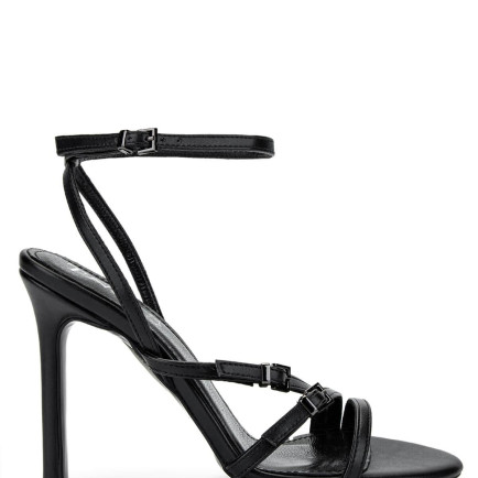 Tamer Tanca Kadın Vegan Siyah Topuklu Ayakkabı