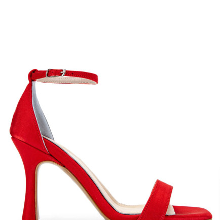 Tamer Tanca Kadın Vegan Kırmızı Saten Topuklu Ayakkabı Tamer Tanca Kadın Vegan Kırmızı Saten Topuklu Ayakkabı