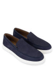 Tamer Tanca Erkek Hakiki Deri Lacivert Nubuk Loafer Ayakkabı Tamer Tanca Erkek Hakiki Deri Lacivert Nubuk Loafer Ayakkabı