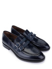 Tamer Tanca Erkek Hakiki Deri Lacivert Klasik Ayakkabı