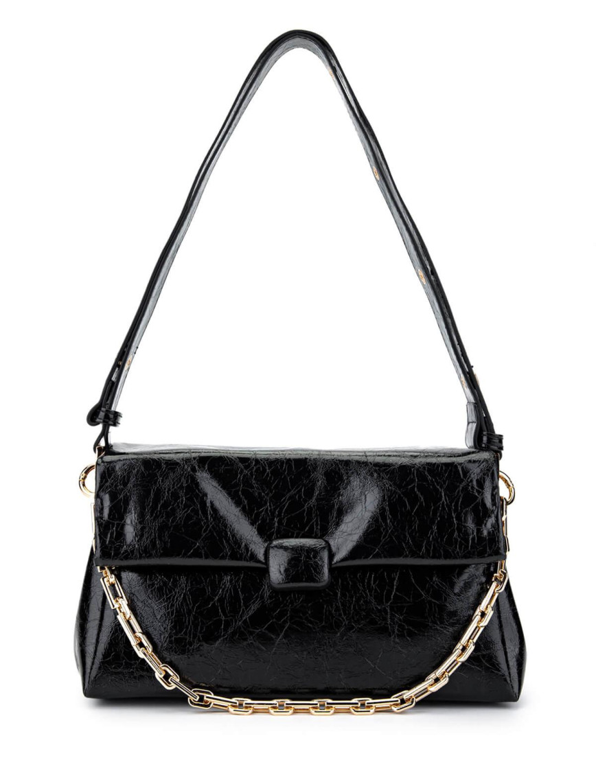 Tamer Tanca Kadın Vegan Siyah Omuz Çanta