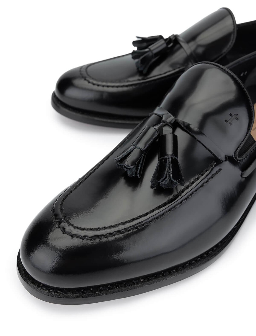 Tamer Tanca Erkek Hakiki Deri Siyah Açma Klasik Ayakkabı Tamer Tanca Erkek Hakiki Deri Siyah Açma Klasik Ayakkabı