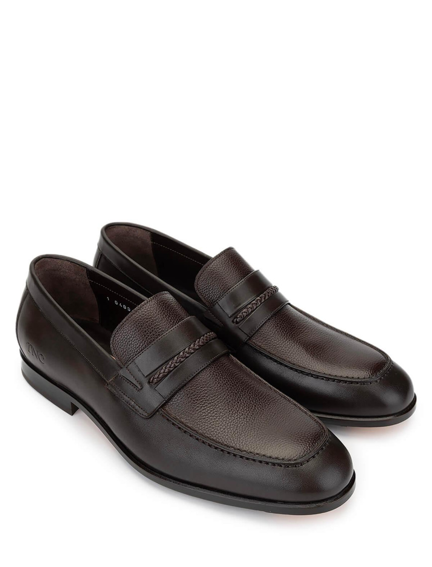 Tamer Tanca Erkek Hakiki Deri Kahverengi Klasik Ayakkabı Tamer Tanca Erkek Hakiki Deri Kahverengi Klasik Ayakkabı