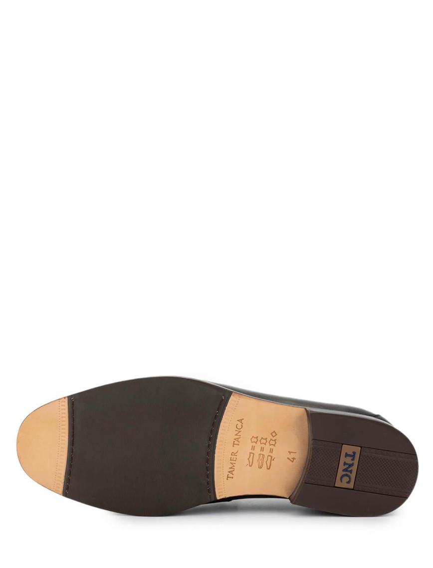 Tamer Tanca Erkek Hakiki Deri Kahverengi Klasik Ayakkabı Tamer Tanca Erkek Hakiki Deri Kahverengi Klasik Ayakkabı