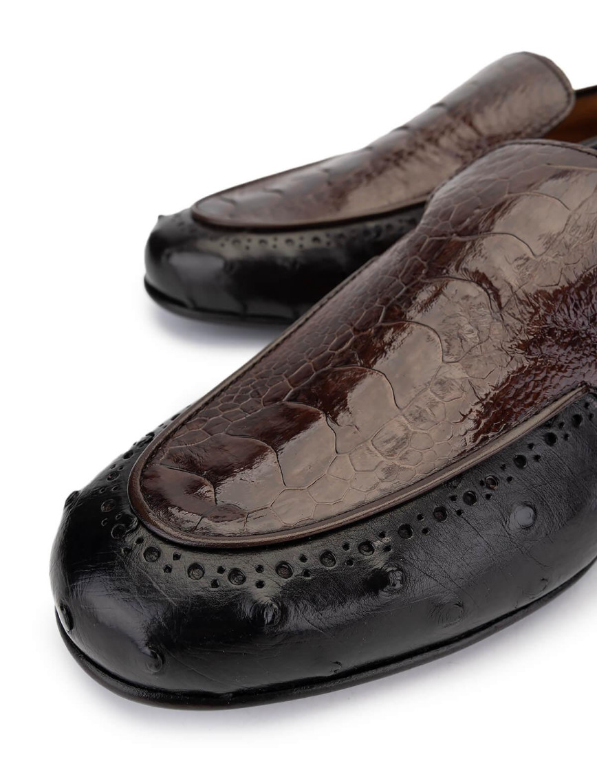 Tamer Tanca Erkek Hakiki Deri Kahverengi Makosen Ayakkabı Tamer Tanca Erkek Hakiki Deri Kahverengi Makosen Ayakkabı