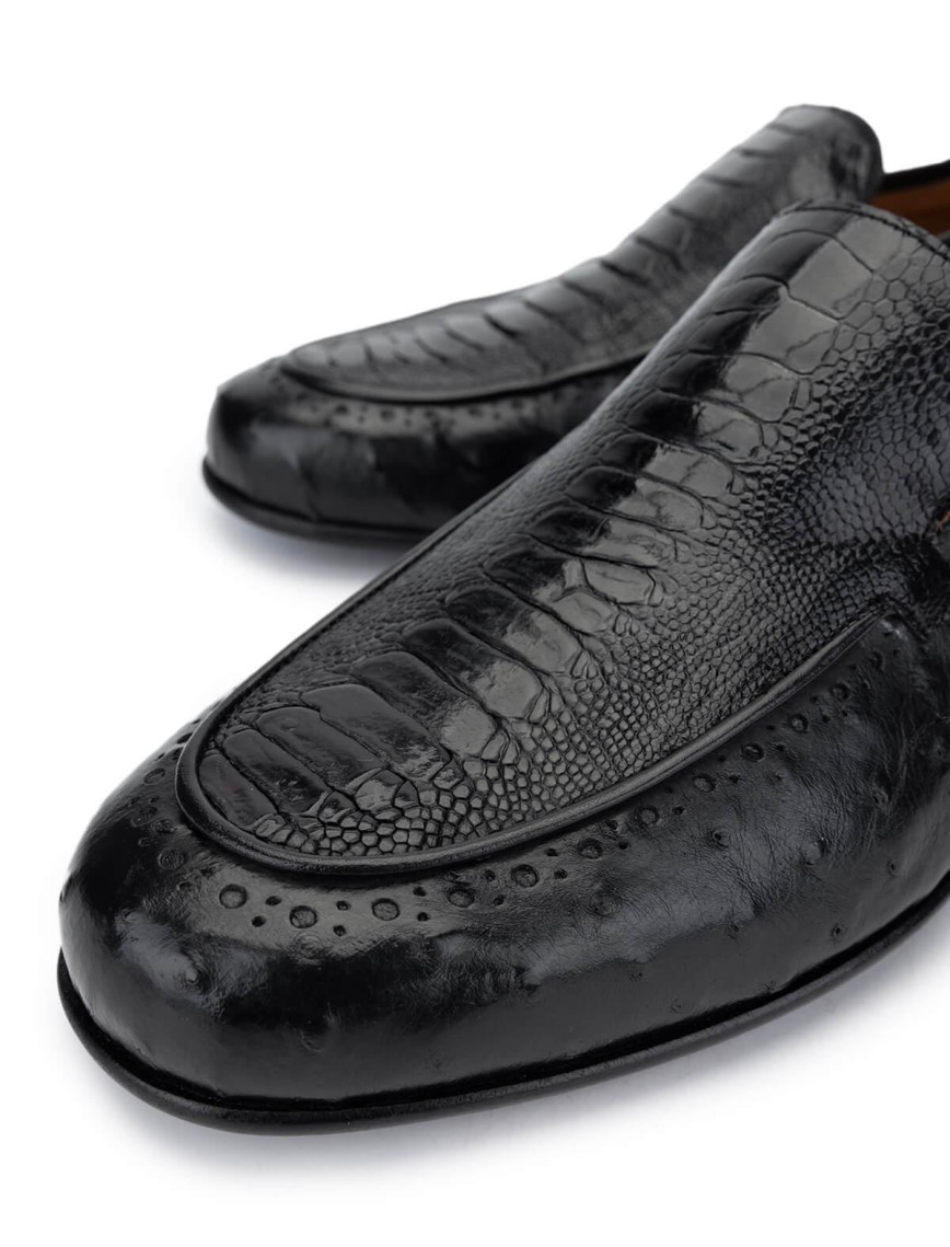 Tamer Tanca Erkek Hakiki Deri Siyah Makosen Ayakkabı Tamer Tanca Erkek Hakiki Deri Siyah Makosen Ayakkabı