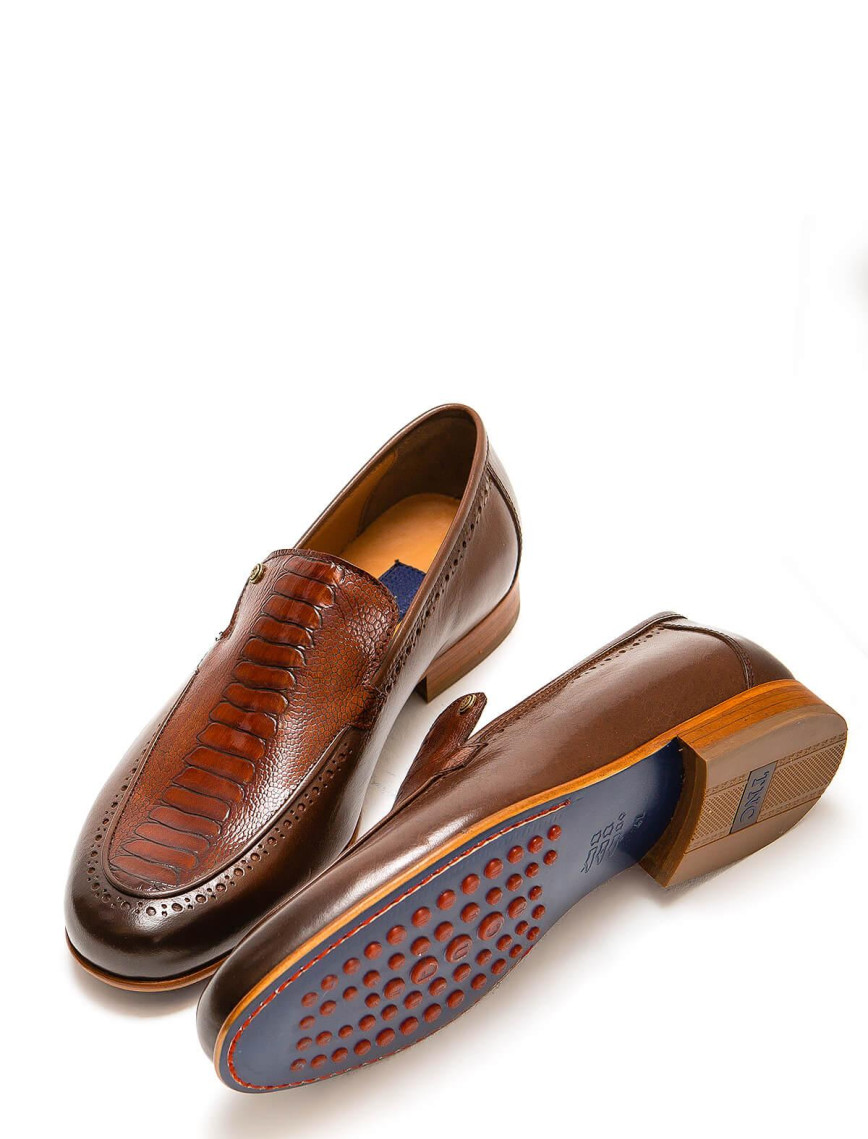 Tamer Tanca Erkek Hakiki Deri Siyah Bufalo Makosen Ayakkabı Tamer Tanca Erkek Hakiki Deri Siyah Bufalo Makosen Ayakkabı