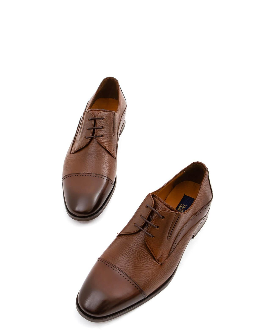 Tamer Tanca Erkek Hakiki Deri Taba Bufalo Klasik Ayakkabı Tamer Tanca Erkek Hakiki Deri Taba Bufalo Klasik Ayakkabı