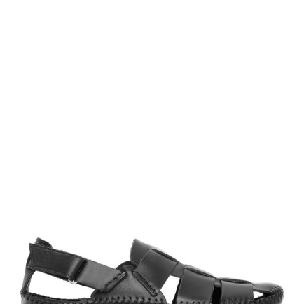 Tamer Tanca Erkek Hakiki Deri Siyah Deri Günlük Sandalet Tamer Tanca Erkek Hakiki Deri Siyah Deri Günlük Sandalet