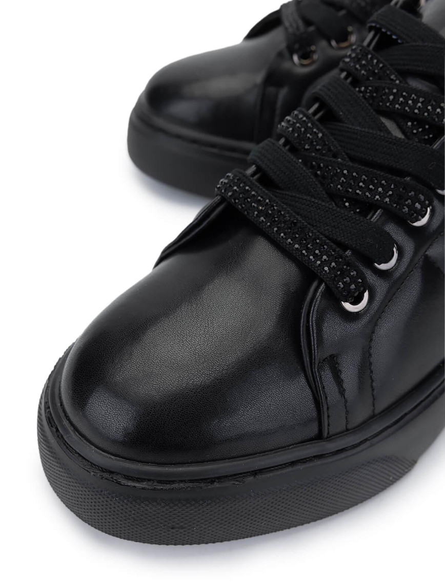 Tamer Tanca Kadın Vegan Siyah Sneakers & Spor Ayakkabı