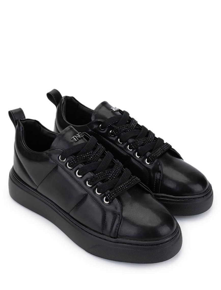 Tamer Tanca Kadın Vegan Siyah Sneakers & Spor Ayakkabı