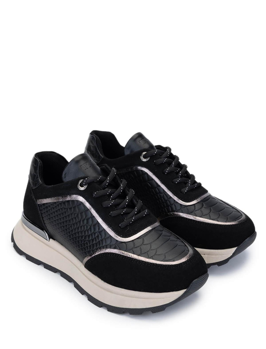 Tamer Tanca Kadın Vegan Siyah Sneakers & Spor Ayakkabı Tamer Tanca Kadın Vegan Siyah Sneakers & Spor Ayakkabı