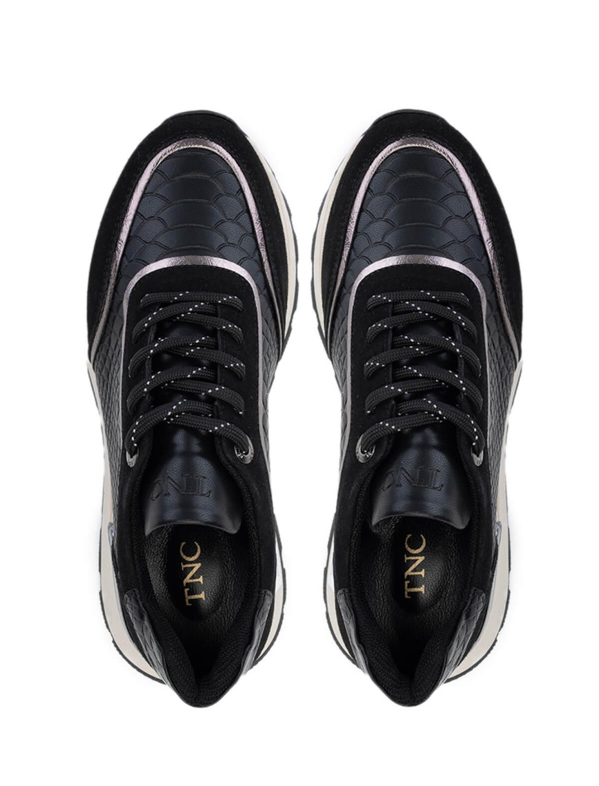 Tamer Tanca Kadın Vegan Siyah Sneakers & Spor Ayakkabı Tamer Tanca Kadın Vegan Siyah Sneakers & Spor Ayakkabı