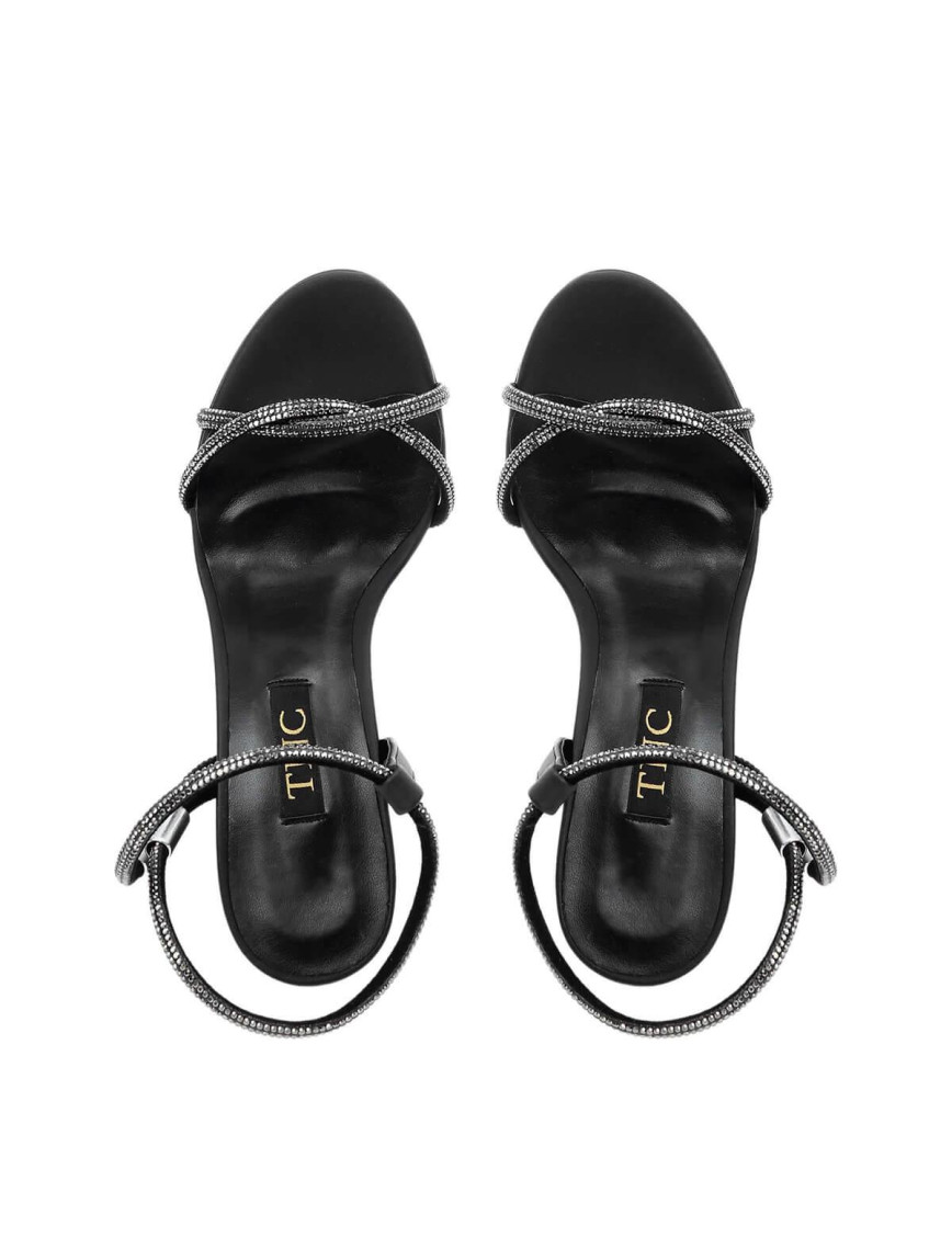 Tamer Tanca Kadın Hakiki Deri Siyah Abiye Ayakkabı