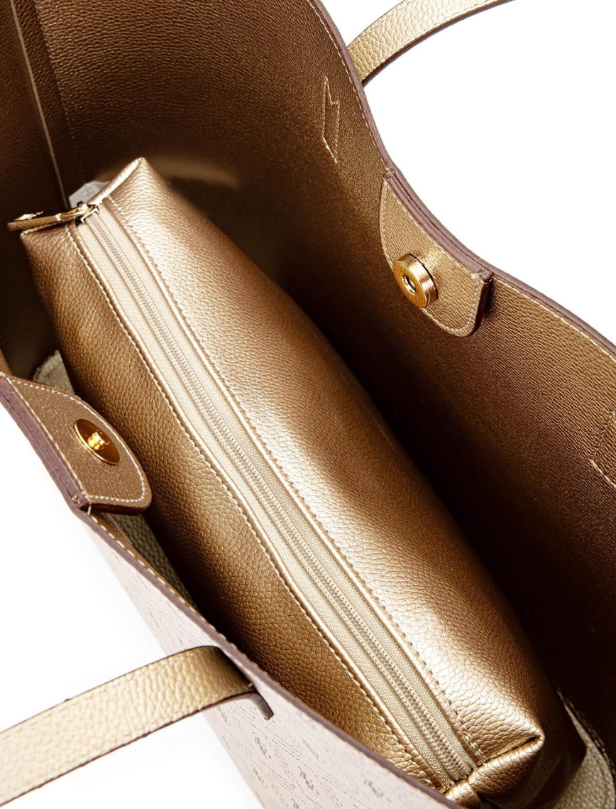 Tamer Tanca Kadın Vegan Altın Omuz Çanta