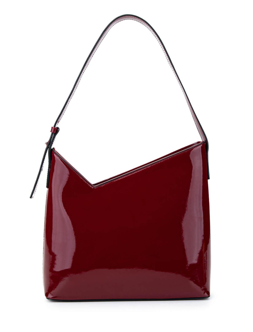 Tamer Tanca Kadın Vegan Bordo Rugan Omuz Çanta Tamer Tanca Kadın Vegan Bordo Rugan Omuz Çanta