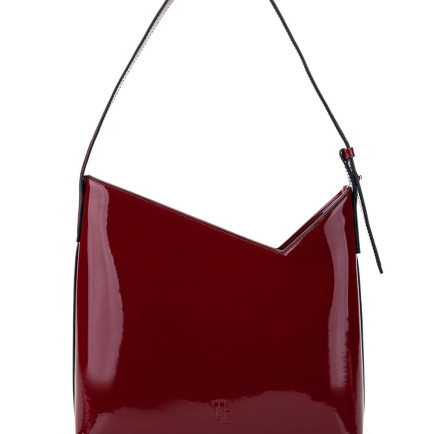 Tamer Tanca Kadın Vegan Bordo Rugan Omuz Çanta