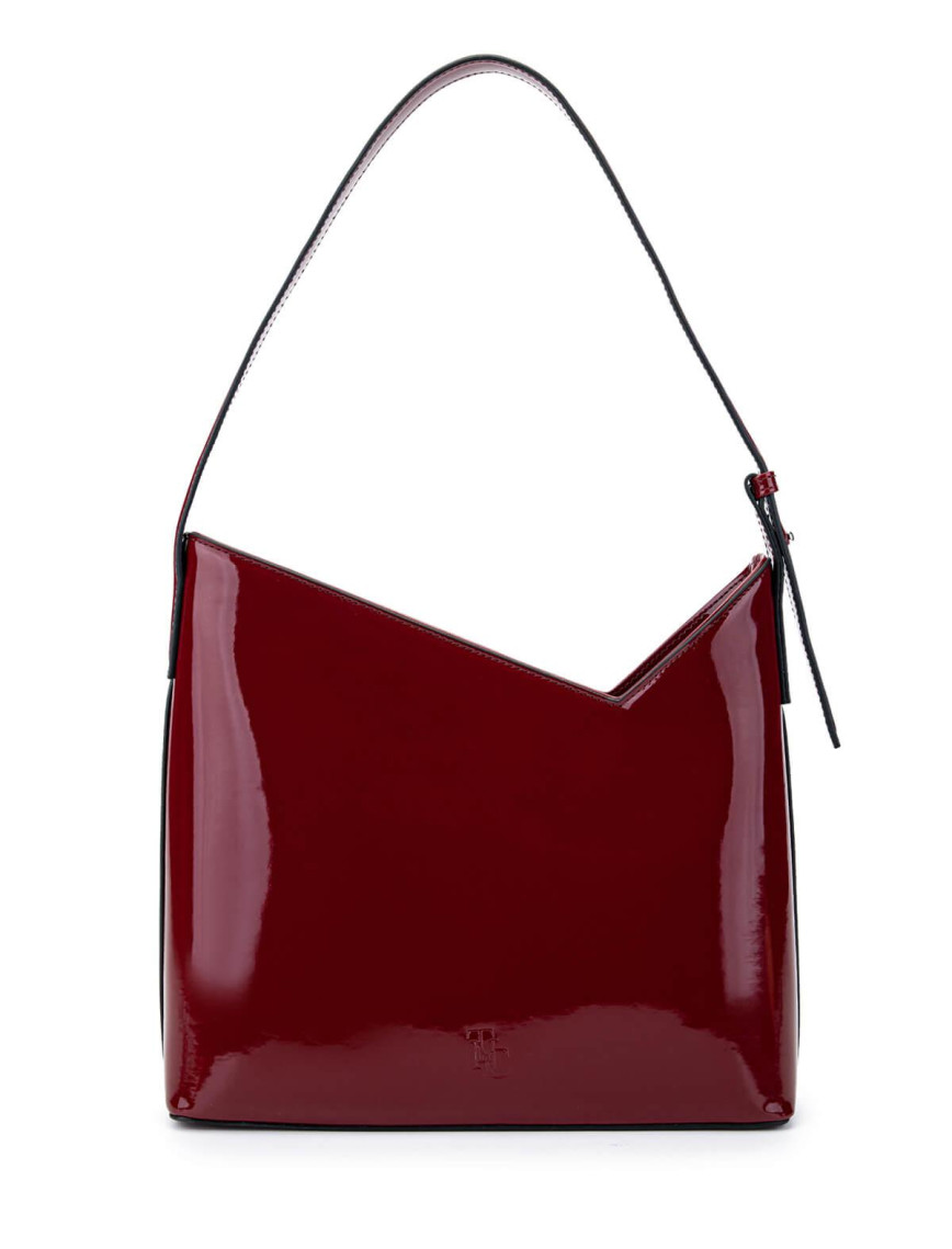 Tamer Tanca Kadın Vegan Bordo Rugan Omuz Çanta Tamer Tanca Kadın Vegan Bordo Rugan Omuz Çanta