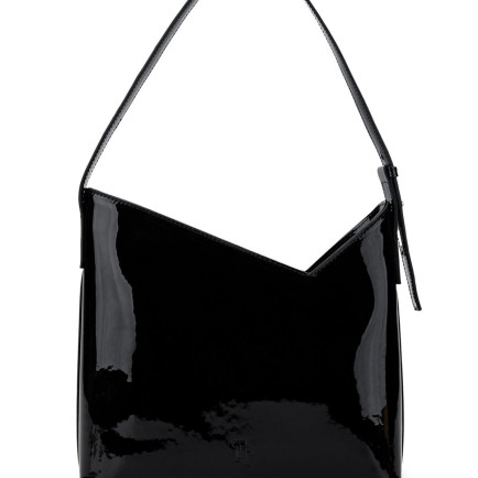 Tamer Tanca Kadın Vegan Siyah Rugan Omuz Çanta