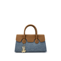 Tamer Tanca Kadın Vegan Mavi Omuz Çanta