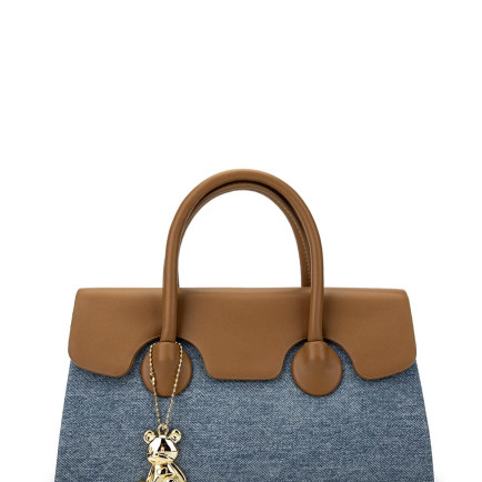 Tamer Tanca Kadın Vegan Mavi Omuz Çanta