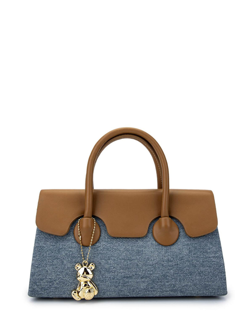 Tamer Tanca Kadın Vegan Mavi Omuz Çanta