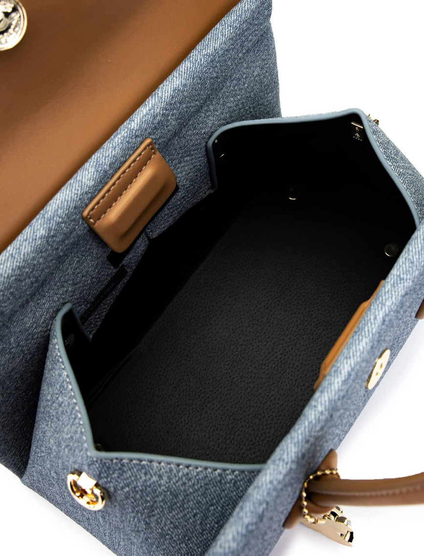 Tamer Tanca Kadın Vegan Mavi Omuz Çanta